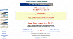 Desktop Screenshot of mc-software.de