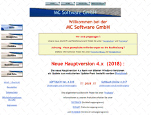 Tablet Screenshot of mc-software.de